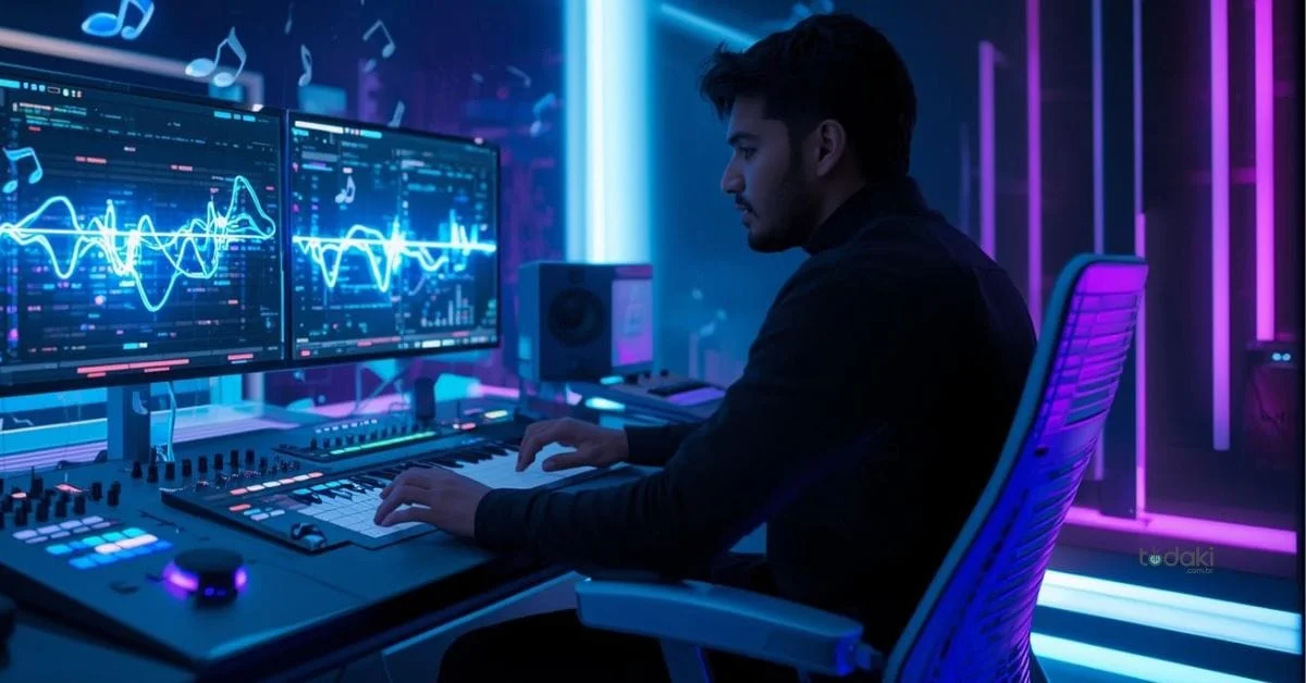 Música com IA: Entenda as Ferramentas, as Éticas e o Futuro do Streaming
