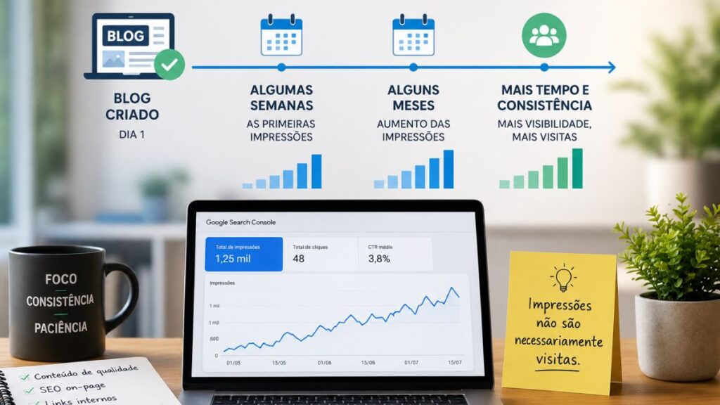 blog novo receber visitas